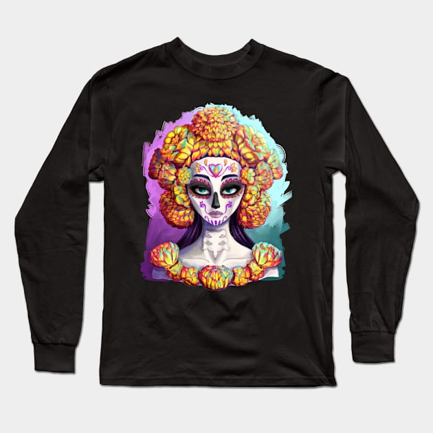 Flowers of Death Long Sleeve T-Shirt by PurpuraImperial14